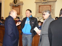 Coppolillo Michele con Giancarlo Ferretti "Ferron" mitico DS dei Professionisti e dello stesso Coppo e Amadori Marino C.T. della nazionale U23 